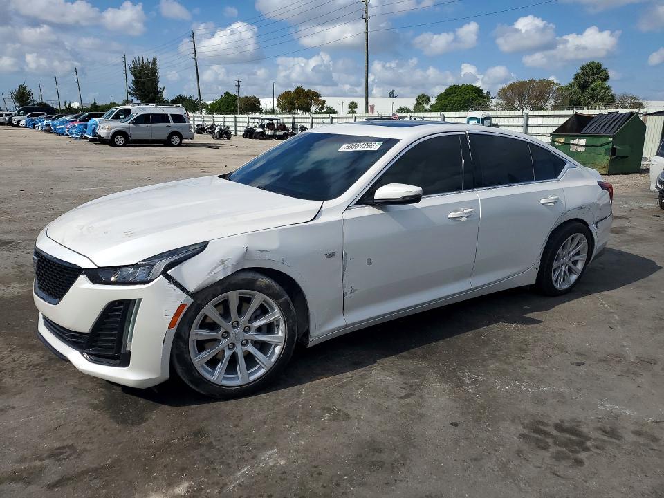 2021 Cadillac Ct5 მანქანა იყიდება აუქციონზე, vin: 1G6DW5RK4M0125514, აუქციონის ნომერი: 50884296