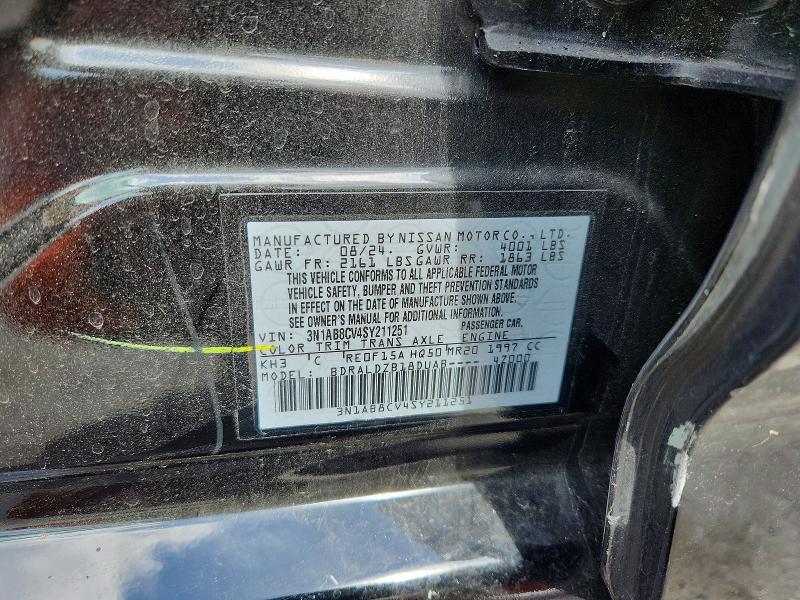 Продажа на аукционе авто 2025 Nissan Sentra, vin: 3N1AB8CV4SY211251, номер лота: 50433936
