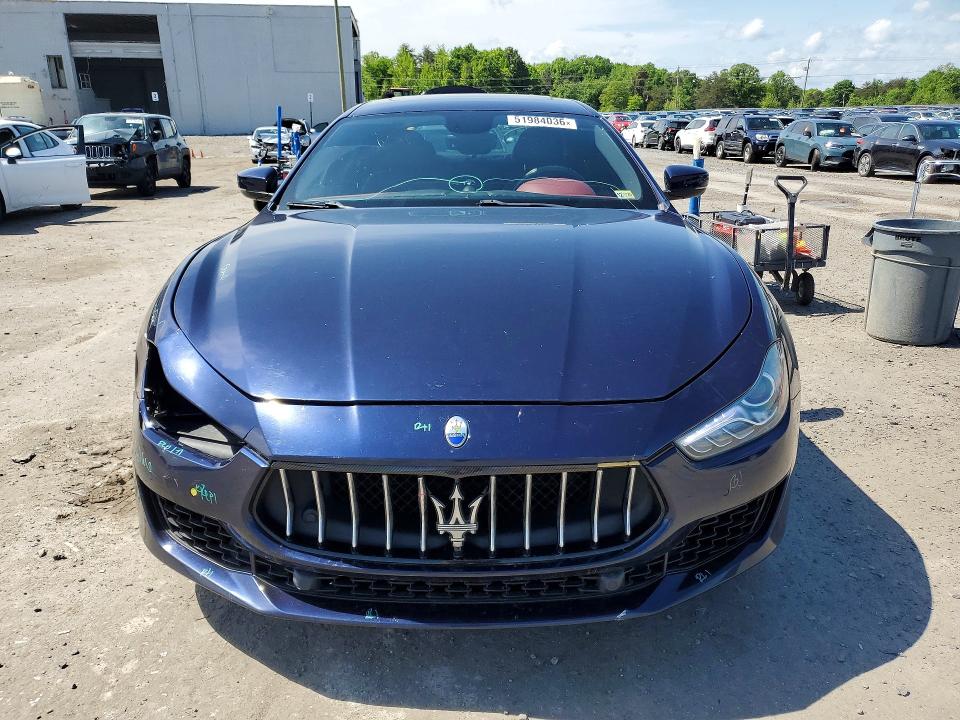 2018 Maserati Ghibli მანქანა იყიდება აუქციონზე, vin: ZAM57YTA6J1299926, აუქციონის ნომერი: 51984036