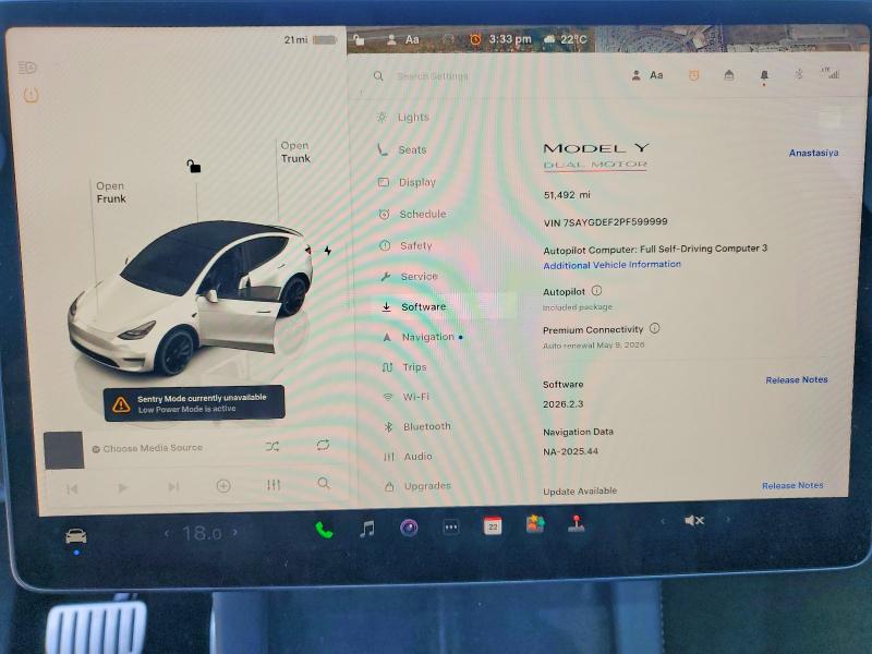 50641376 :رقم المزاد ، 7SAYGDEF2PF599999 vin ، 2023 Tesla Model Y مزاد بيع
