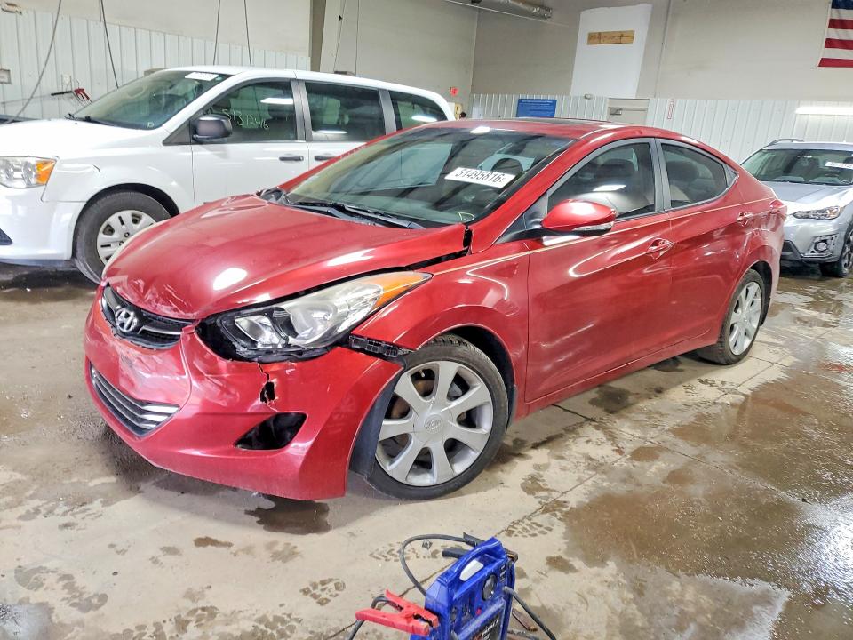 Продажа на аукционе авто 2012 Hyundai Elantra, vin: KMHDH4AE7CU460244, номер лота: 51495816