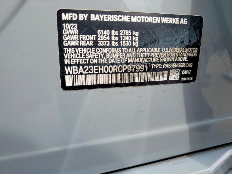 Продаж на аукціоні авто 2024 Bmw 740, vin: WBA23EH00RCP97991, номер лоту: 49439106