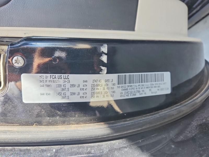 Продаж на аукціоні авто 2020 Chrysler Pacifica, vin: 2C4RC1GG1LR127860, номер лоту: 49057216