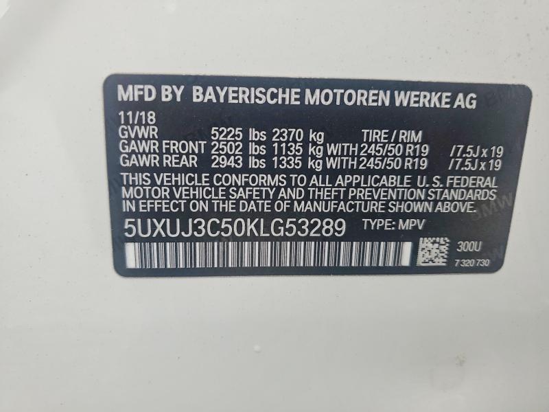 Продажа на аукционе авто 2019 Bmw X4, vin: 5UXUJ3C50KLG53289, номер лота: 48300246