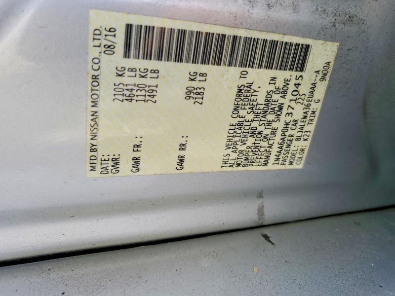 Продажа на аукционе авто 2017 Nissan Maxima, vin: 1N4AA6AP0HC371045, номер лота: 48422836