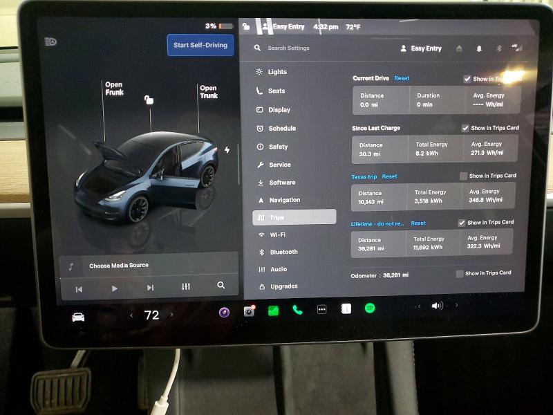 Aukcja sprzedaży 2024 Tesla Model Y, vin: 7SAYGDEE0RA241498, numer aukcji: 49934496