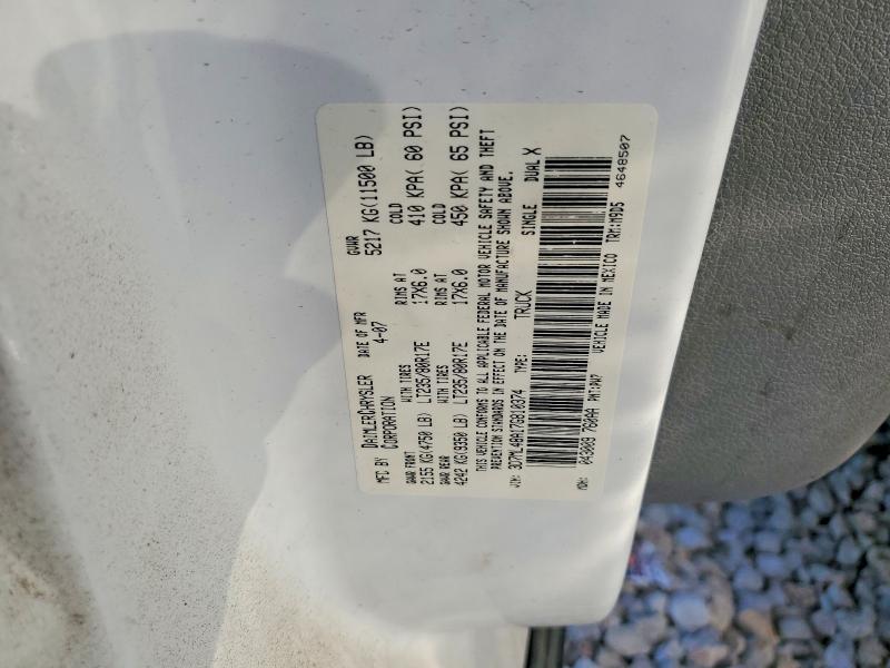 Продаж на аукціоні авто 2007 Dodge Ram 3500, vin: 3D7ML48A17G810374, номер лоту: 48426766