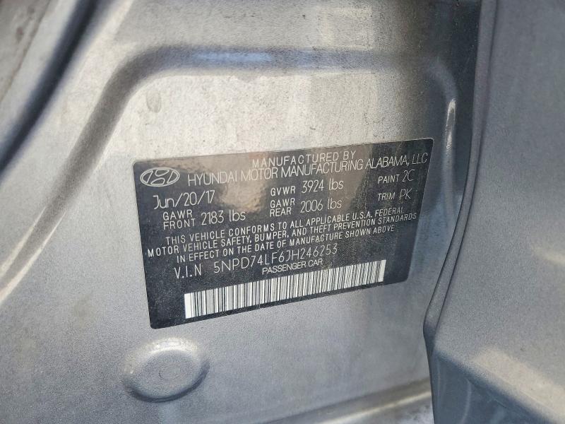 Aukcja sprzedaży 2018 Hyundai Elantra, vin: 5NPD74LF6JH246253, numer aukcji: 51628446
