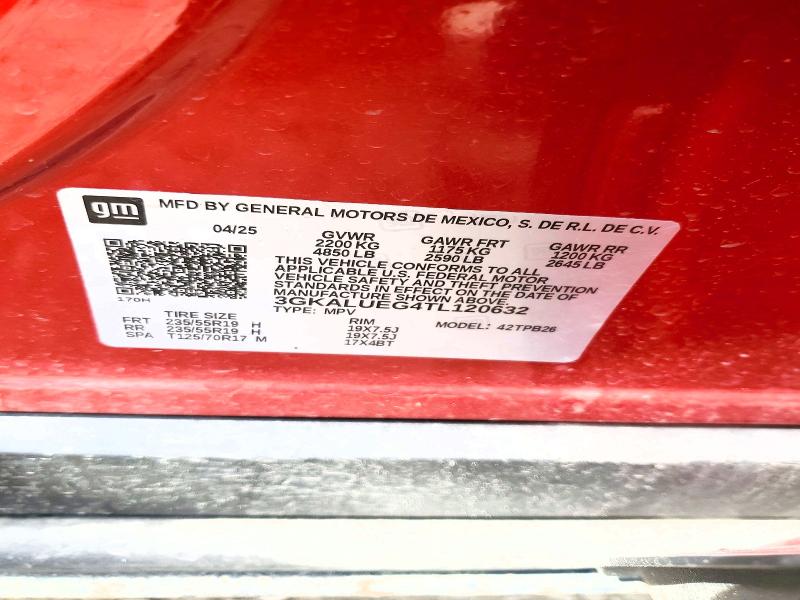 2026 Gmc Terrain მანქანა იყიდება აუქციონზე, vin: 3GKALUEG4TL120632, აუქციონის ნომერი: 50671306