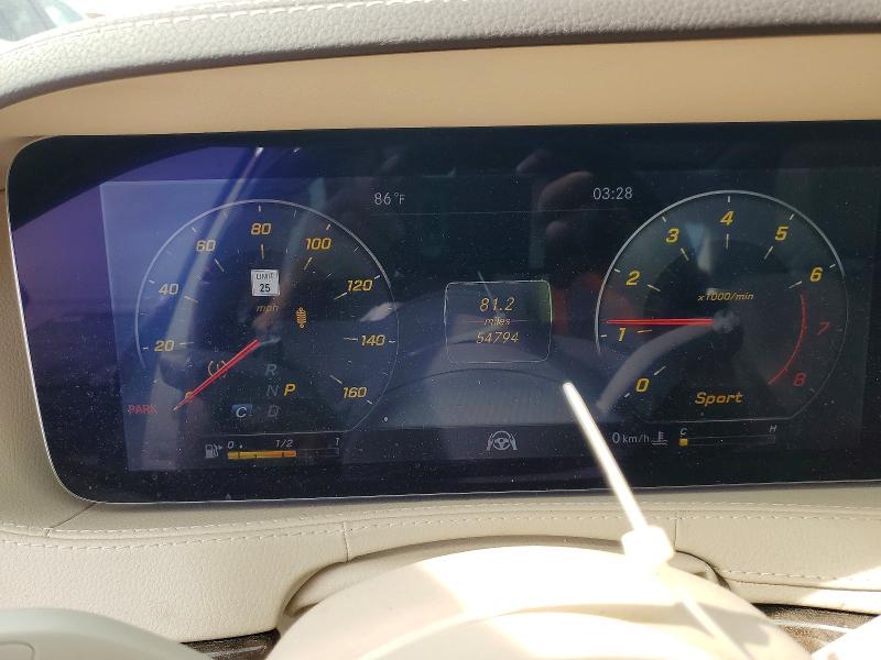 50467686 :رقم المزاد ، WDDUG6GB3JA356340 vin ، 2018 Mercedes-benz S مزاد بيع