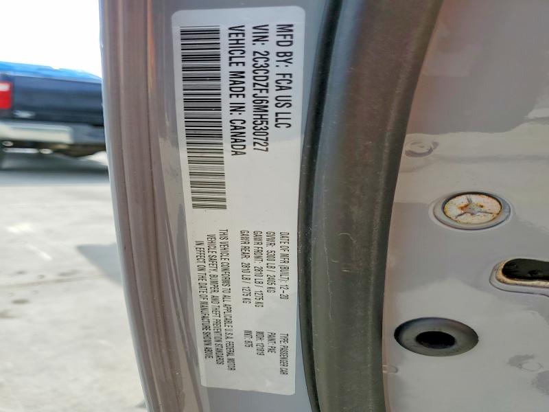 Продаж на аукціоні авто 2021 Dodge Challenger, vin: 2C3CDZFJ6MH530727, номер лоту: 48567606