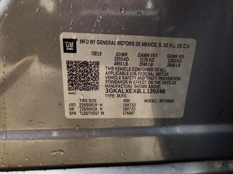 Продажа на аукционе авто 2020 Gmc Terrain, vin: 3GKALXEX8LL139248, номер лота: 50644936