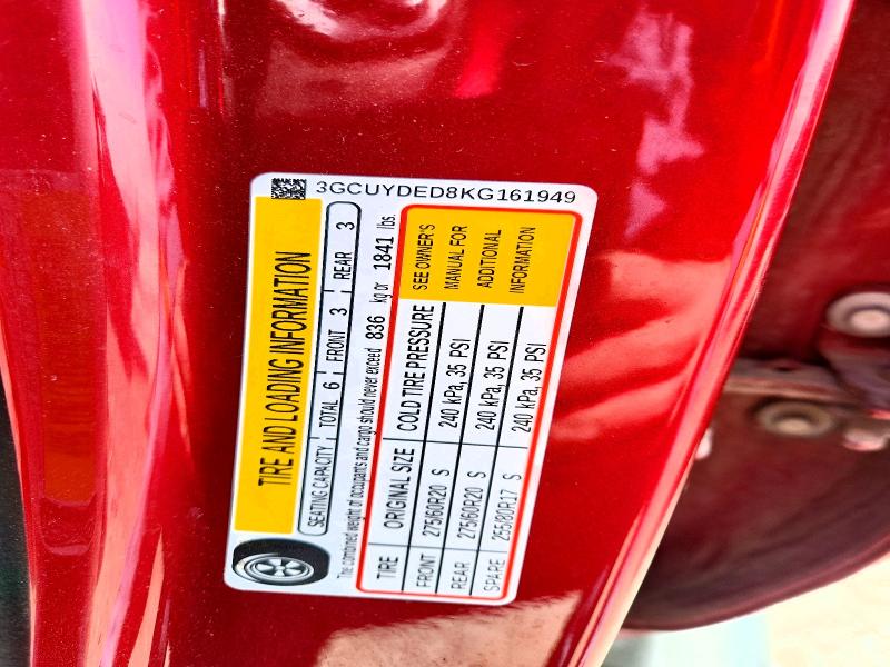 Aukcja sprzedaży 2019 Chevrolet Silverado, vin: 3GCUYDED8KG161949, numer aukcji: 51968256