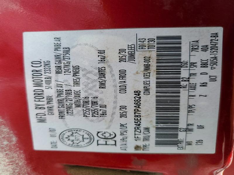 Aukcja sprzedaży 2007 Ford Ranger, vin: 1FTZR45E87PA68248, numer aukcji: 49976166