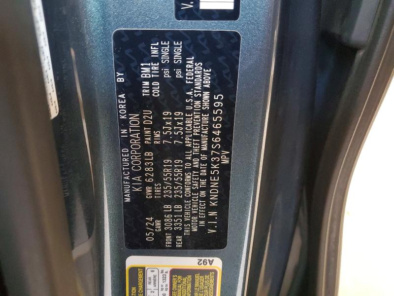 Aukcja sprzedaży 2025 Kia Carnival, vin: KNDNE5K37S6465595, numer aukcji: 49678636