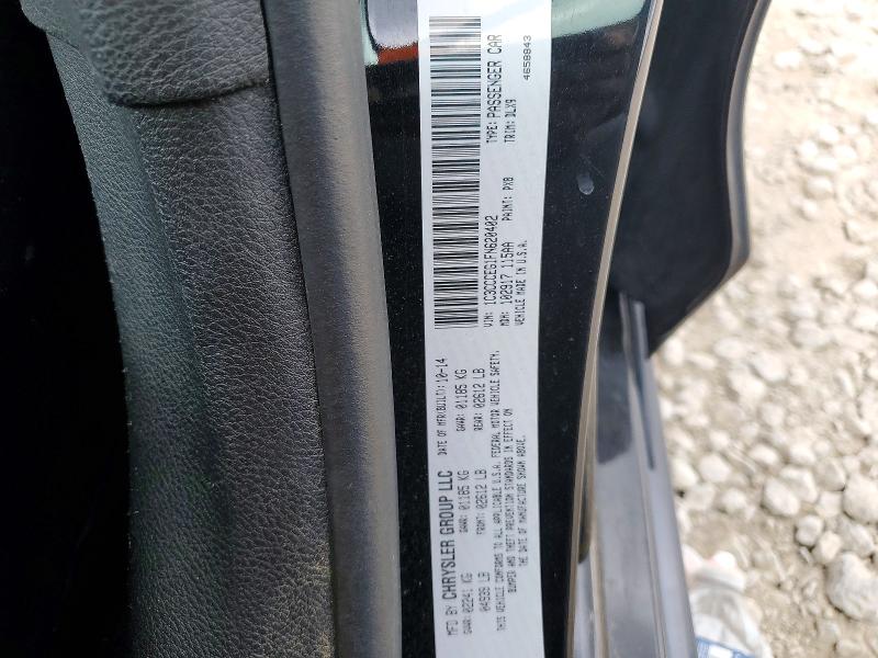 49687036 :رقم المزاد ، 1C3CCCEG1FN620402 vin ، 2015 Chrysler 200 مزاد بيع