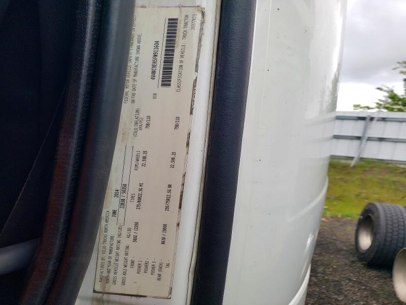 Продажа на аукционе авто 2015 Volvo Vnl, vin: 4V4NC9EH5FN911604, номер лота: 48694546