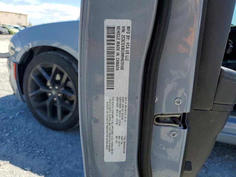 49048156 :رقم المزاد ، 2C3CDXBG8MH679168 vin ، 2021 Dodge Charger مزاد بيع