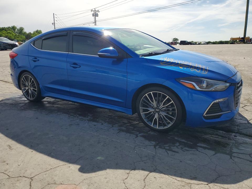 52088726 :رقم المزاد ، KMHD04LB1HU330719 vin ، 2017 Hyundai Elantra مزاد بيع