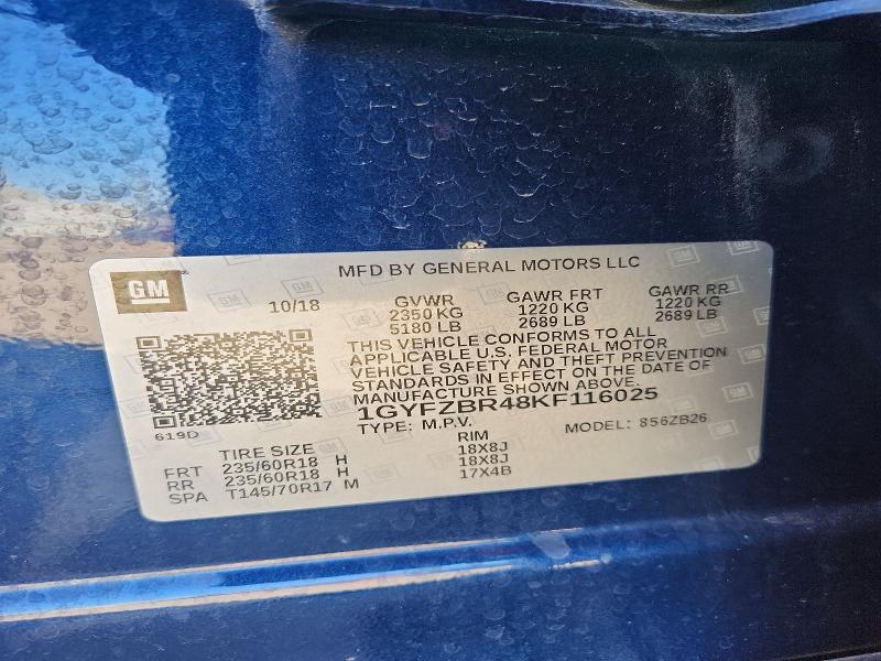 Продаж на аукціоні авто 2019 Cadillac Xt4, vin: 1GYFZBR48KF116025, номер лоту: 49065816