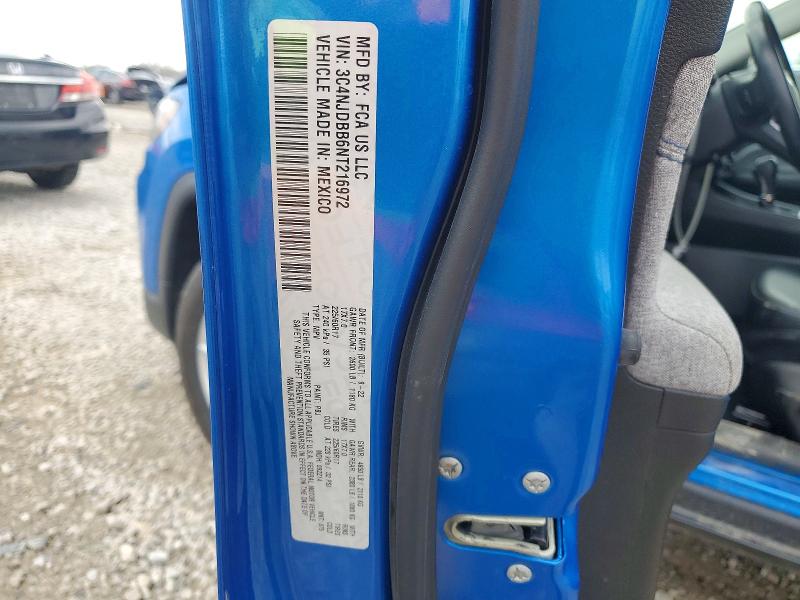 Продажа на аукционе авто 2022 Jeep Compass, vin: 3C4NJDBB6NT216972, номер лота: 48972406