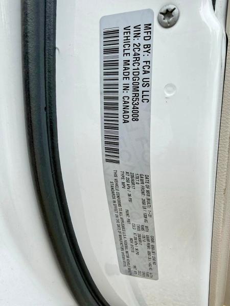 Aukcja sprzedaży 2021 Chrysler Voyager, vin: 2C4RC1DG0MR534008, numer aukcji: 49486986