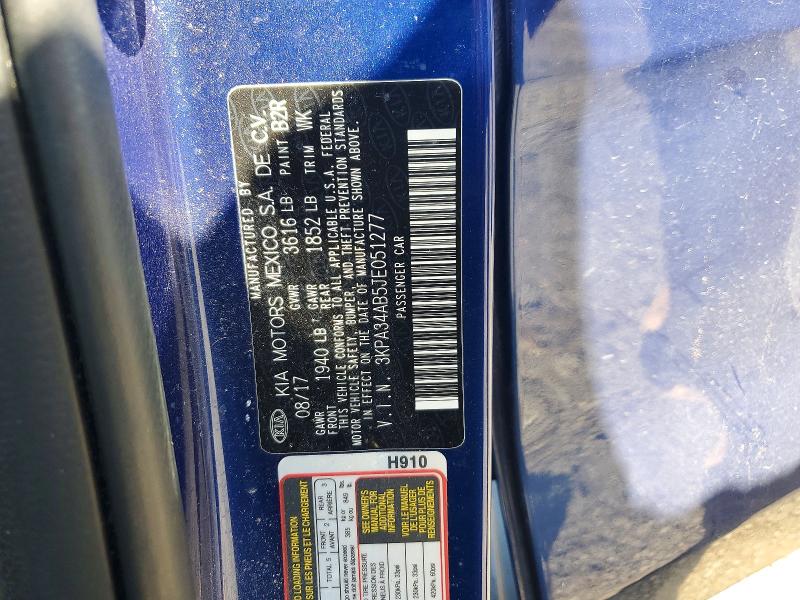 Aukcja sprzedaży 2018 Kia Rio, vin: 3KPA34AB5JE051277, numer aukcji: 50831626