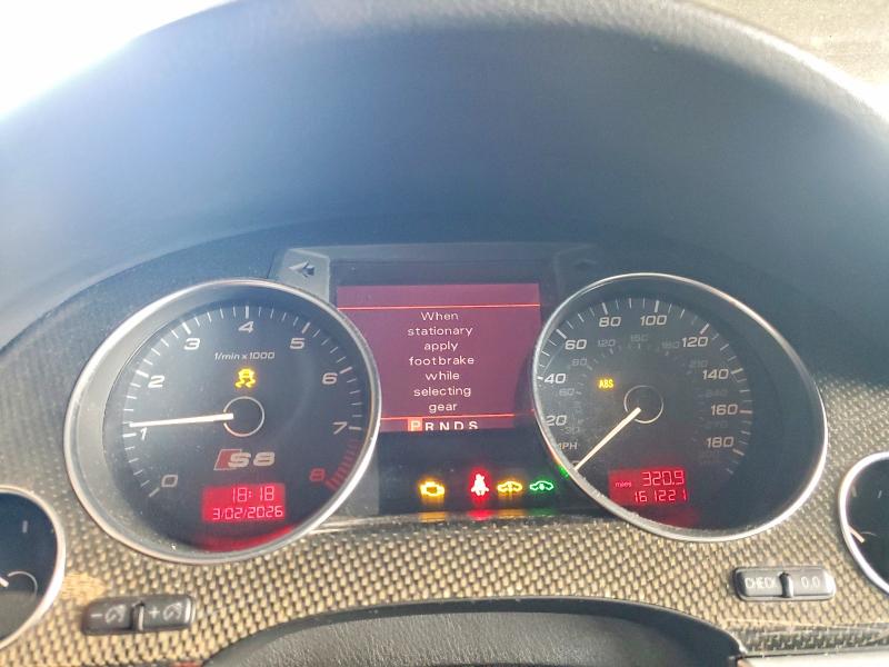 50134926 :رقم المزاد ، WAUPN44E97N005950 vin ، 2007 Audi S8 مزاد بيع