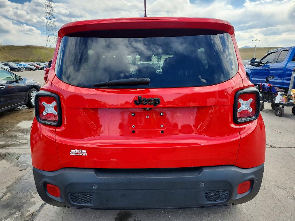 50762016 :رقم المزاد ، ZACCJABB4HPF90420 vin ، 2017 Jeep Renegade مزاد بيع