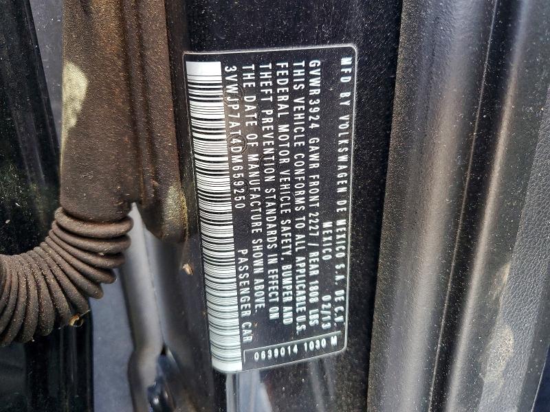 51480096 :رقم المزاد ، 3VWJP7AT4DM659250 vin ، 2013 Volkswagen Beetle مزاد بيع