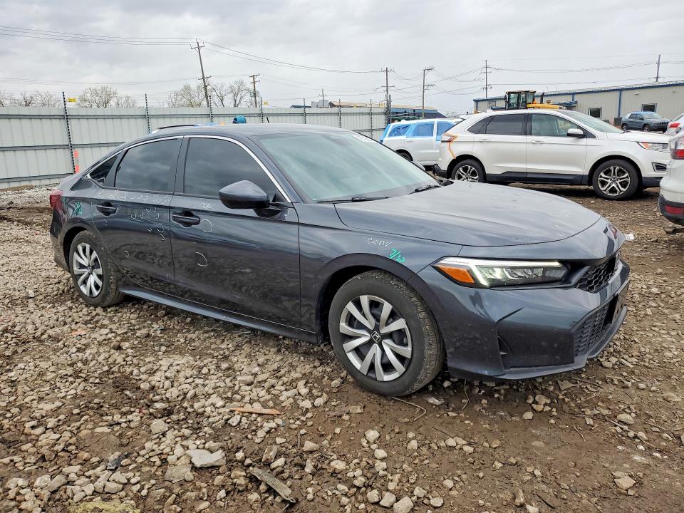 2025 Honda Civic მანქანა იყიდება აუქციონზე, vin: 2HGFE2F23SH562748, აუქციონის ნომერი: 49798646