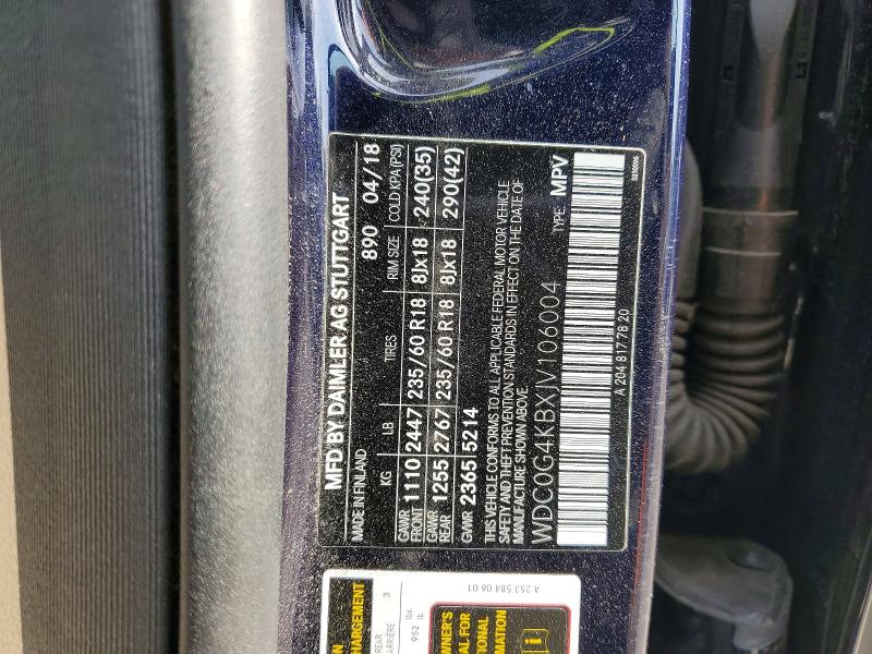 Aukcja sprzedaży 2018 Mercedes-benz Glc, vin: WDC0G4KBXJV106004, numer aukcji: 48665716