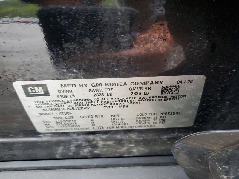 Продажа на аукционе авто 2020 Buick Encore Gx, vin: KL4MMESL0LB122502, номер лота: 51032066