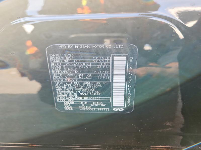 Aukcja sprzedaży 2024 Infiniti Qx55, vin: 3PCAJ5KR1RF109527, numer aukcji: 50882166