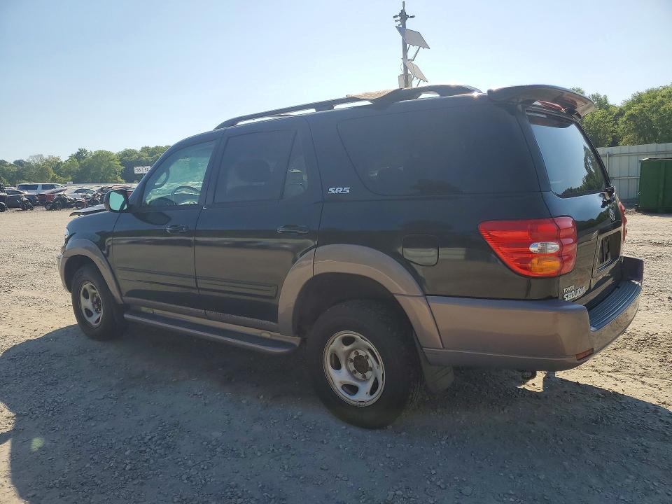2002 Toyota Sequoia მანქანა იყიდება აუქციონზე, vin: 5TDZT34A12S080489, აუქციონის ნომერი: 49344856