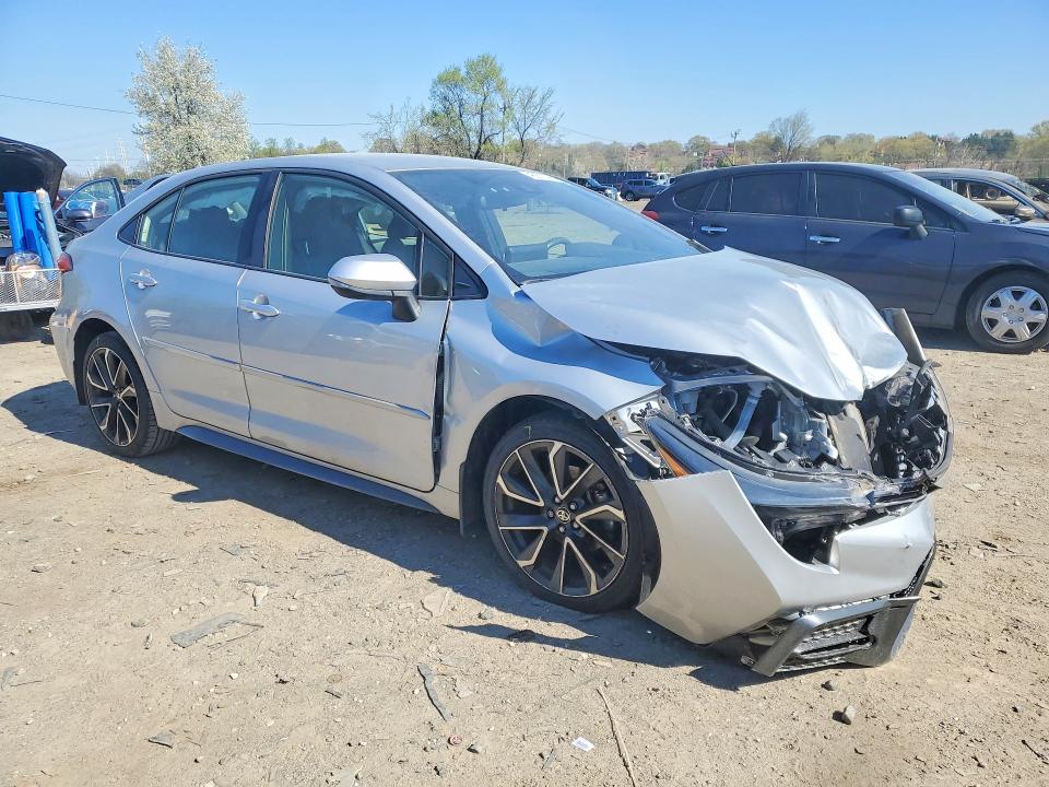 48877096 :رقم المزاد ، JTDS4MCE4N3511325 vin ، 2022 Toyota Corolla مزاد بيع