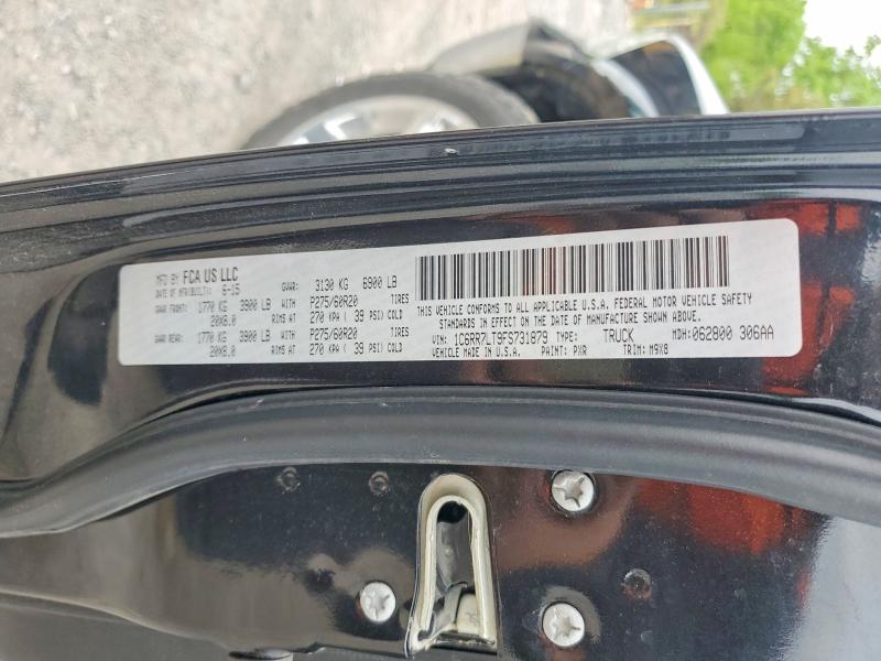 Продажа на аукционе авто 2015 Ram 1500, vin: 1C6RR7LT9FS731879, номер лота: 51626656