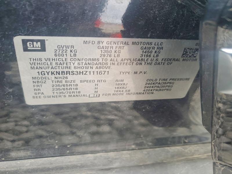 Aukcja sprzedaży 2017 Cadillac Xt5, vin: 1GYKNBRS3HZ111671, numer aukcji: 48518596