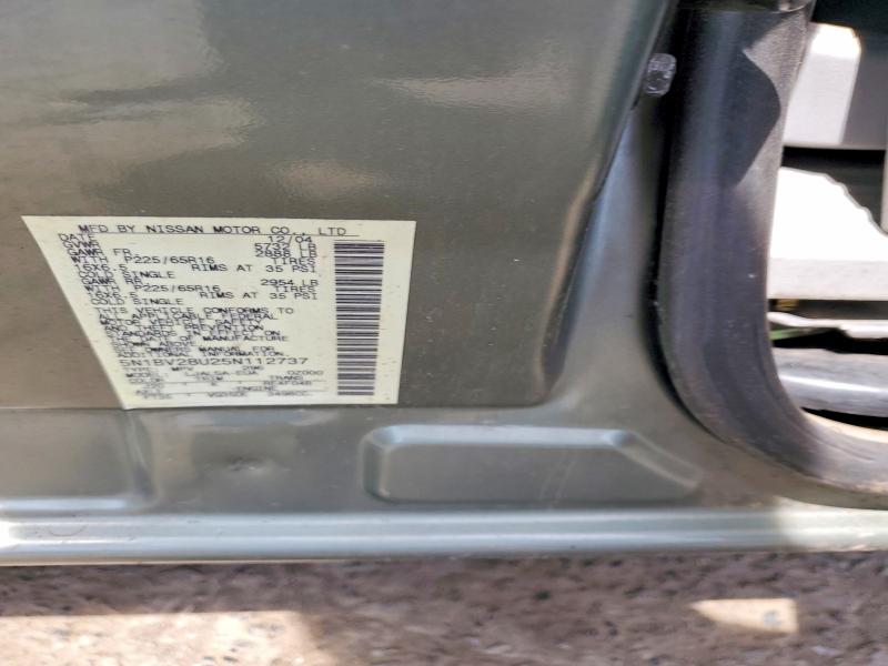 Продаж на аукціоні авто 2005 Nissan Quest, vin: 5N1BV28U25N112737, номер лоту: 50902556