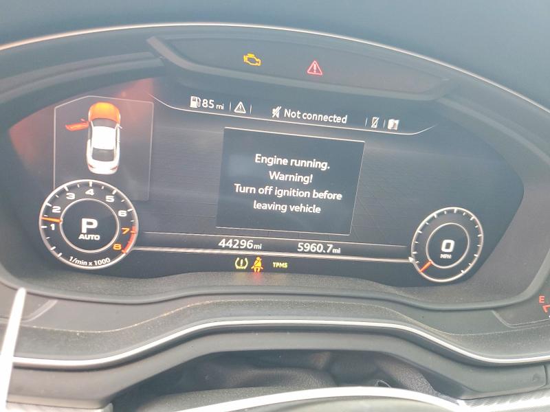 2018 Audi A5 მანქანა იყიდება აუქციონზე, vin: WAUPNAF55JA007012, აუქციონის ნომერი: 41605846