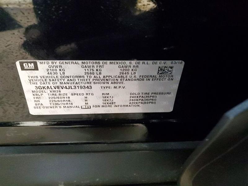 Продажа на аукционе авто 2018 Gmc Terrain, vin: 3GKALVEV4JL319343, номер лота: 47650716