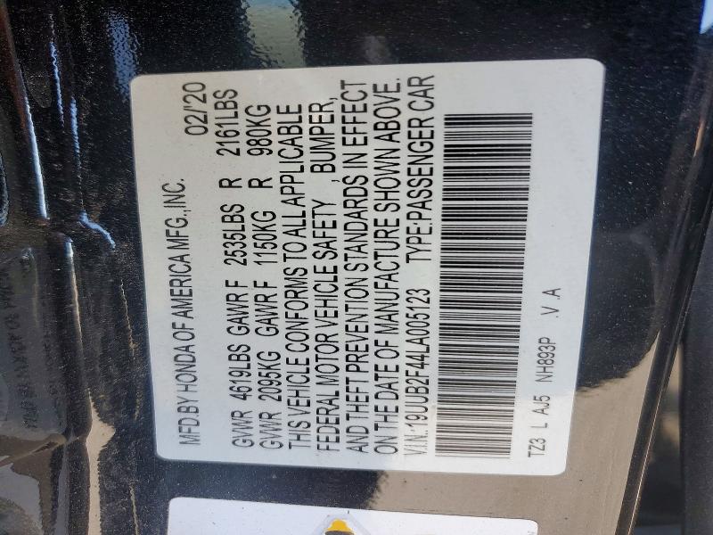 Продажа на аукционе авто 2020 Acura Tlx, vin: 19UUB2F44LA005123, номер лота: 50650326