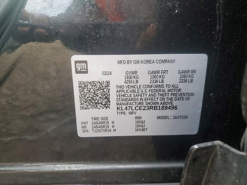 Aukcja sprzedaży 2024 Buick Envista, vin: KL47LCE23RB189496, numer aukcji: 49809976