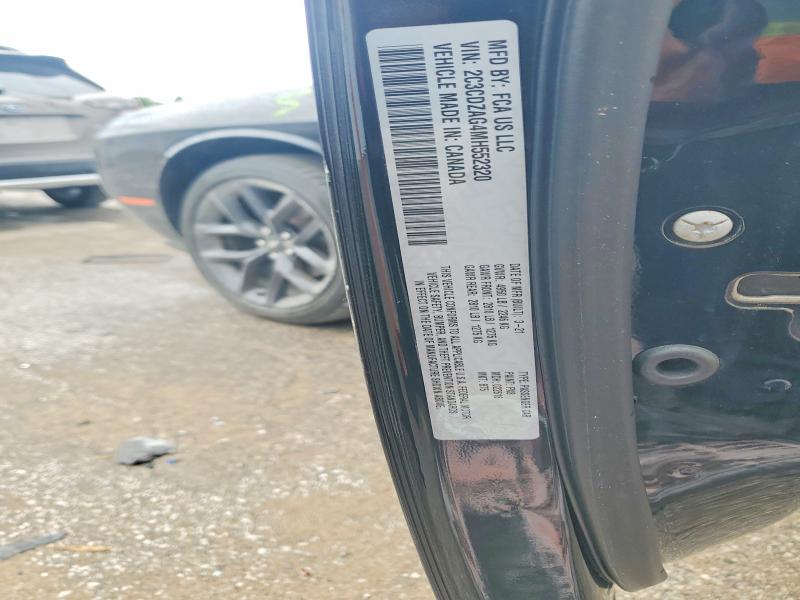 2021 Dodge Challenger მანქანა იყიდება აუქციონზე, vin: 2C3CDZAG4MH552320, აუქციონის ნომერი: 50101996