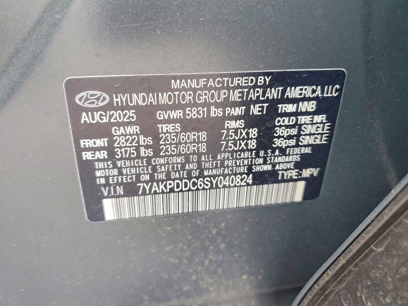 Продаж на аукціоні авто 2025 Hyundai Ioniq 5, vin: 7YAKPDDC6SY040824, номер лоту: 51017796