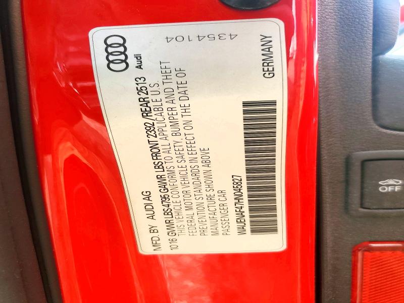 Продажа на аукционе авто 2017 Audi A4, vin: WAUENAF47HN045827, номер лота: 49046986