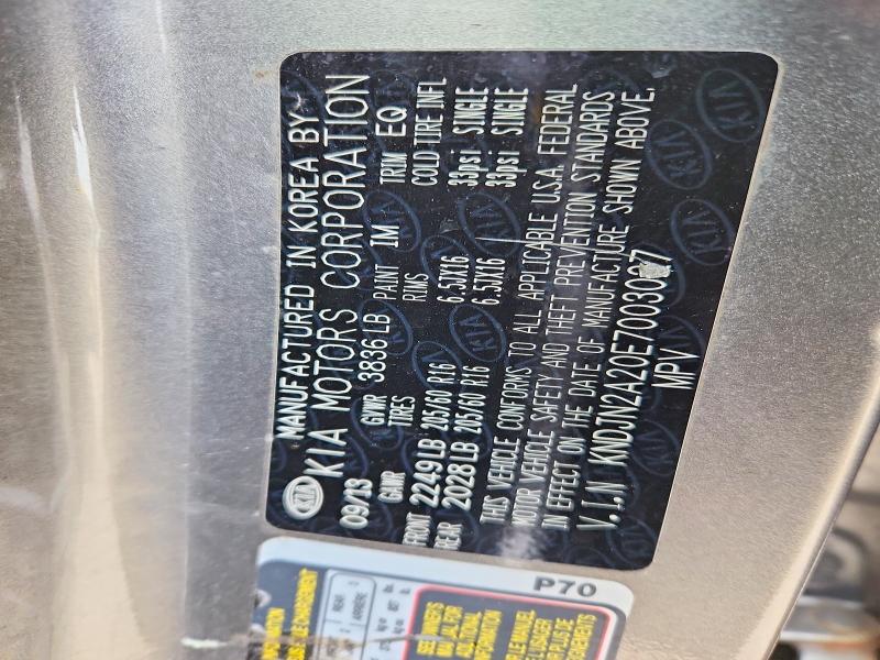 Продаж на аукціоні авто 2014 Kia Soul, vin: KNDJN2A20E7003027, номер лоту: 49443896