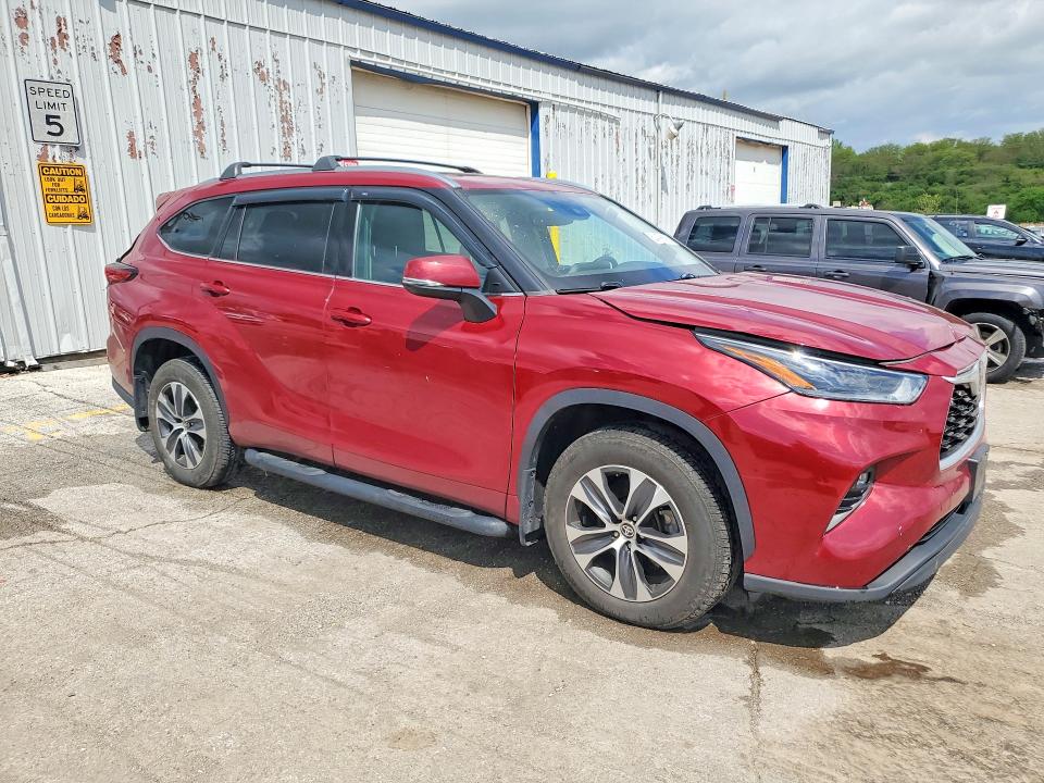 2021 Toyota Highlander მანქანა იყიდება აუქციონზე, vin: 5TDHZRBHXMS078627, აუქციონის ნომერი: 51476806