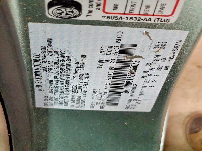 Продажа на аукционе авто 2006 Mercury Milan, vin: 3MEHM08176R666073, номер лота: 49309416