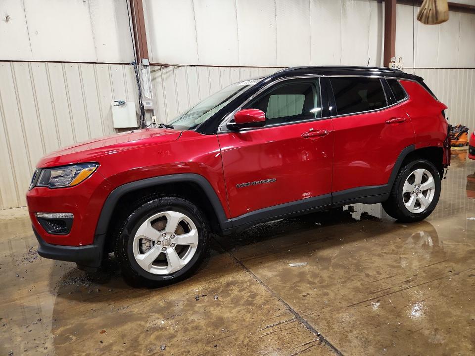 2019 Jeep Compass მანქანა იყიდება აუქციონზე, vin: 3C4NJDBBXKT601821, აუქციონის ნომერი: 50558986